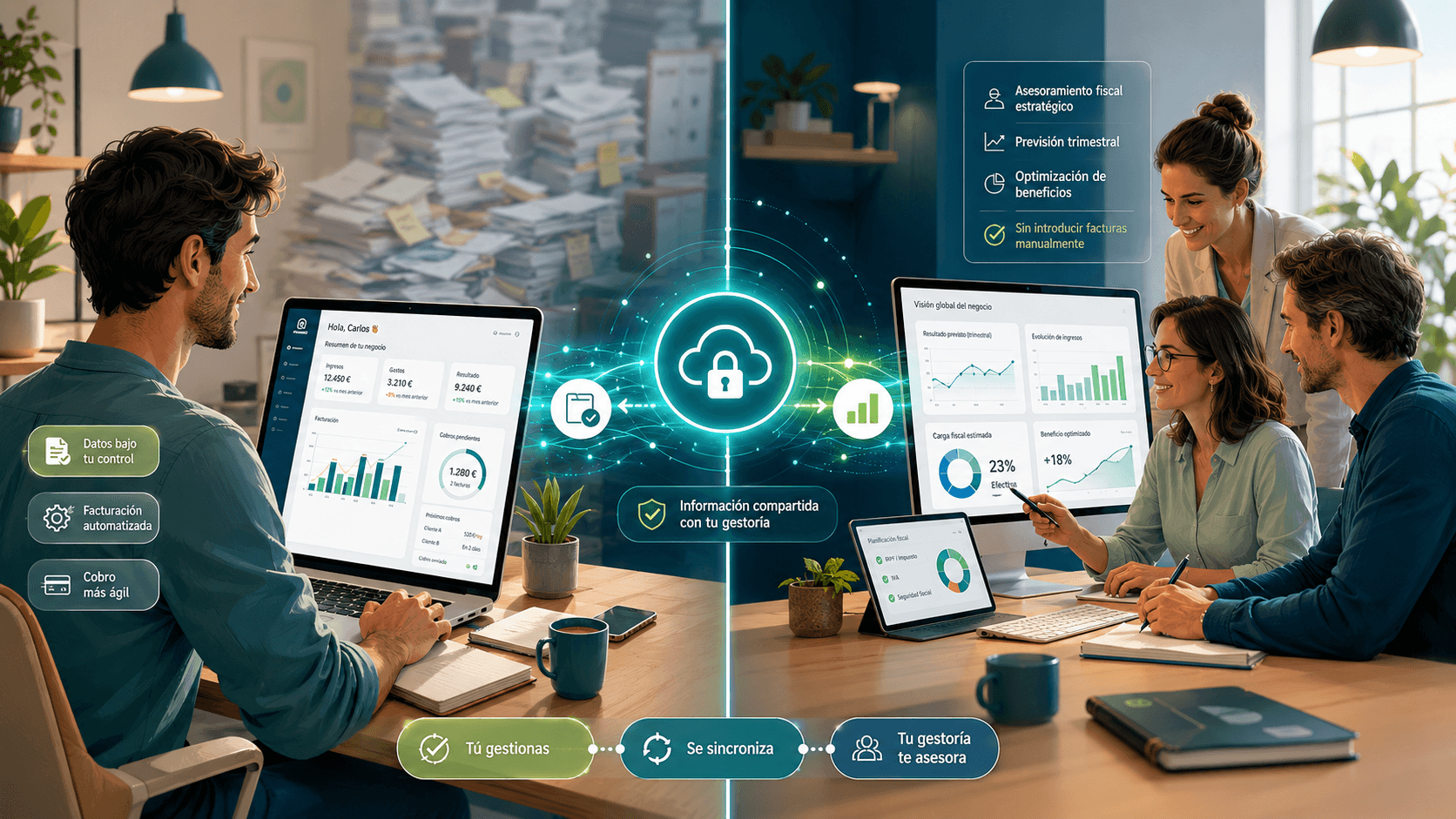 Software de facturación para autónomos: controla tus datos, automatiza cobros y colabora mejor con tu gestoría