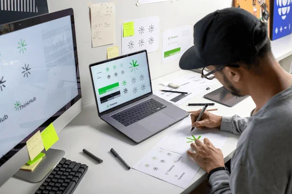 Diseñador trabajando